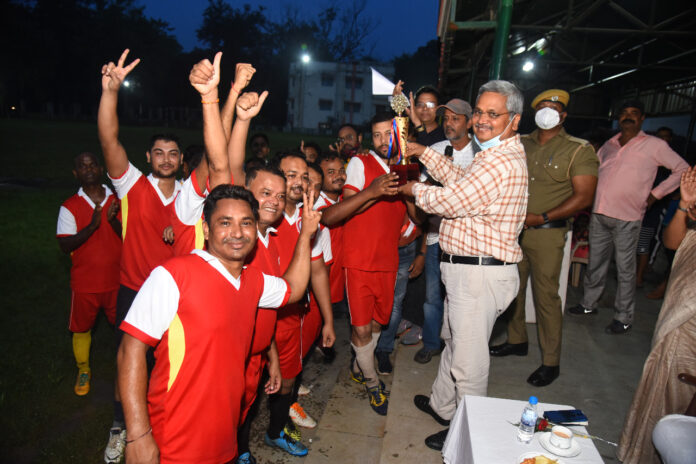Five-day football match ends, Chotanagpur-11 won the match 7-1 in the final